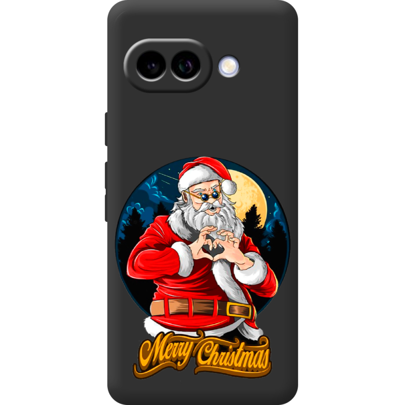 Чорний чохол BoxFace Google Pixel 9A Cool Santa