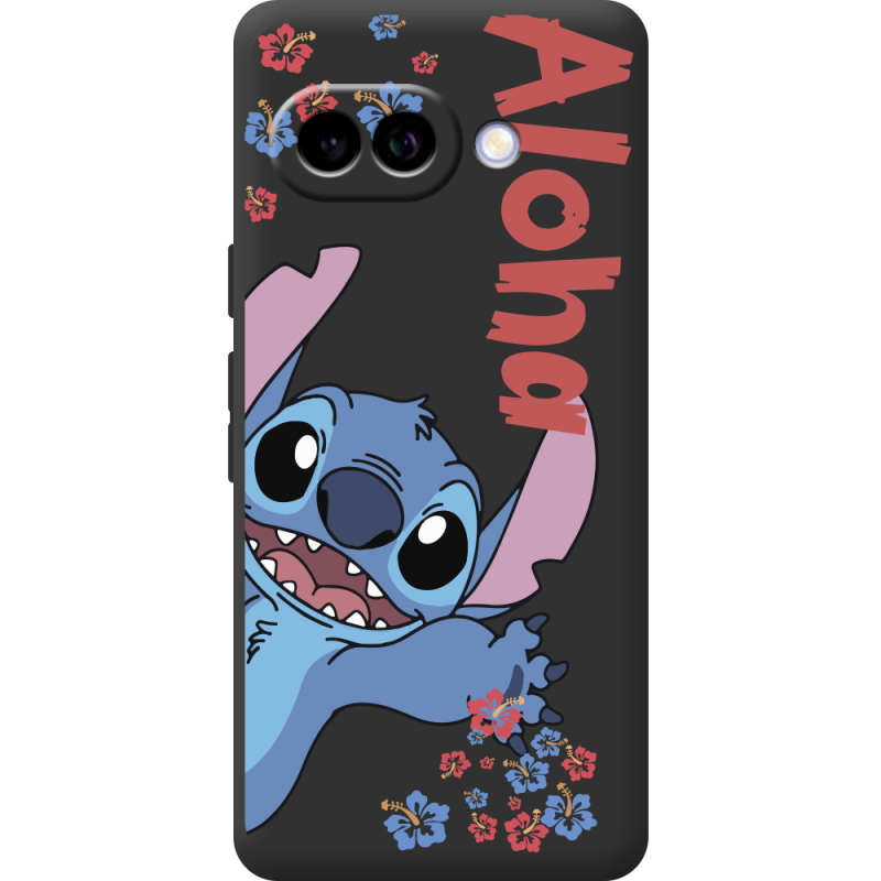 Чорний чохол BoxFace Google Pixel 9A Гавайський гість Stich