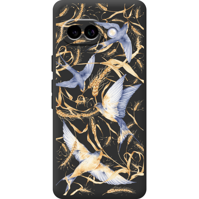 Чорний чохол BoxFace Google Pixel 9A Ластівки