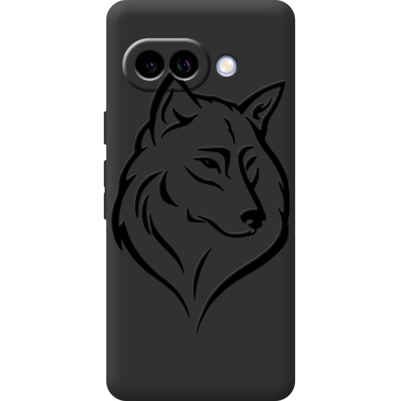 Чорний чохол BoxFace Google Pixel 9A Wolf