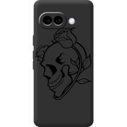 Чорний чохол BoxFace Google Pixel 9A Skull and Roses