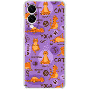 Чохол BoxFace Samsung Galaxy S25 Edge Yoga Cat