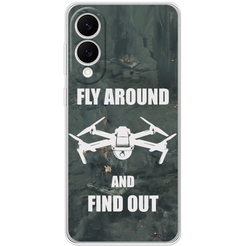 Чохол BoxFace Samsung Galaxy S25 Edge Дрон Fly Around