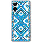 Чохол BoxFace Samsung Galaxy S25 Edge Блакитний Орнамент