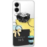 Прозорий чохол BoxFace Samsung Galaxy S25 Edge Fashion Pug