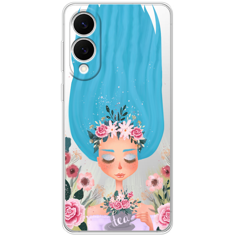 Прозорий чохол BoxFace Samsung Galaxy S25 Edge Blue Hair