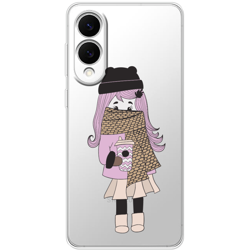 Прозорий чохол BoxFace Samsung Galaxy S25 Edge Winter Morning Girl