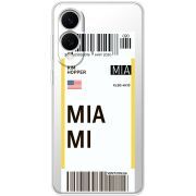 Прозорий чохол BoxFace Samsung Galaxy S25 Edge Ticket Miami