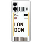 Прозорий чохол BoxFace Samsung Galaxy S25 Edge Ticket London
