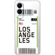 Прозорий чохол BoxFace Samsung Galaxy S25 Edge Ticket Los Angeles