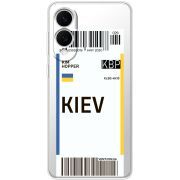 Прозорий чохол BoxFace Samsung Galaxy S25 Edge Ticket Kiev