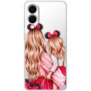 Прозорий чохол BoxFace Samsung Galaxy S25 Edge Mouse Girls