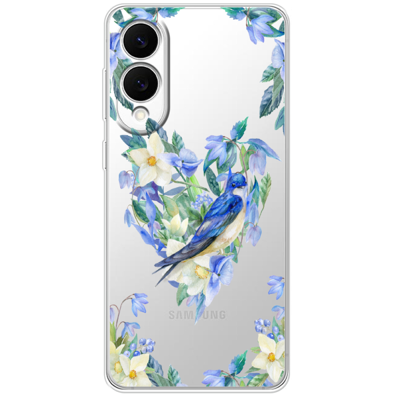 Прозорий чохол BoxFace Samsung Galaxy S25 Edge Spring Bird