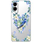 Прозорий чохол BoxFace Samsung Galaxy S25 Edge Spring Bird