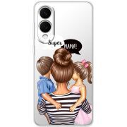 Прозорий чохол BoxFace Samsung Galaxy S25 Edge Super Mama