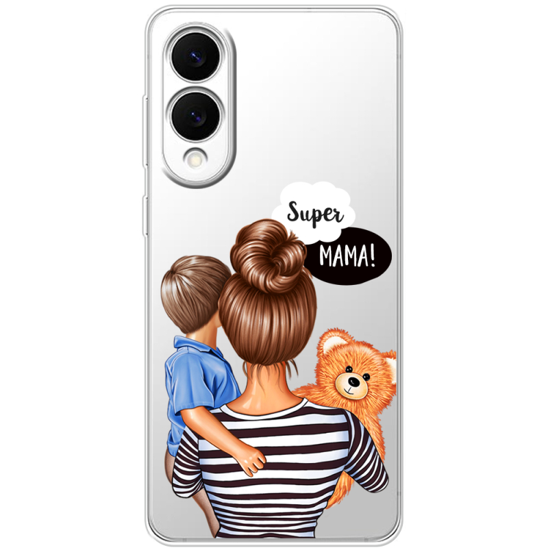 Прозорий чохол BoxFace Samsung Galaxy S25 Edge Super Mama and Son