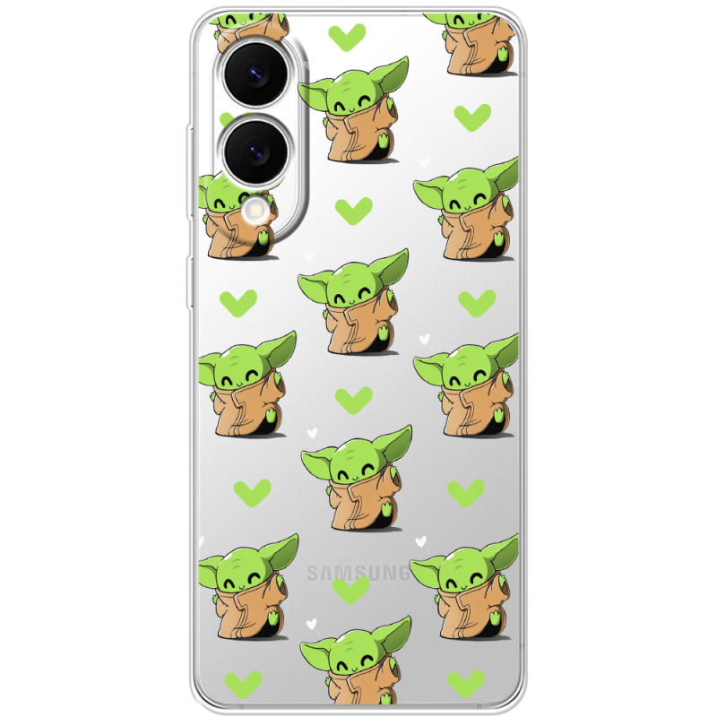 Прозорий чохол BoxFace Samsung Galaxy S25 Edge Pattern Baby Yoda