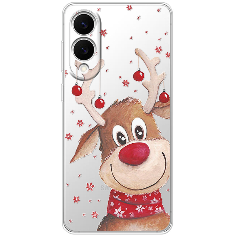 Прозорий чохол BoxFace Samsung Galaxy S25 Edge Winter Deer