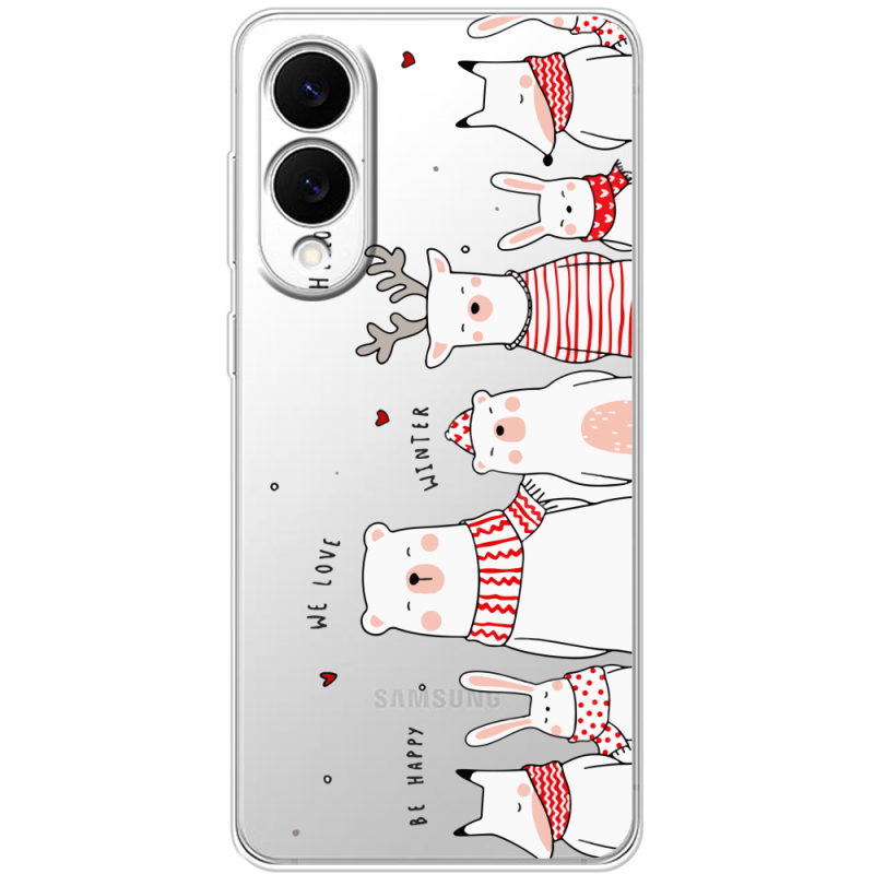 Прозорий чохол BoxFace Samsung Galaxy S25 Edge The Friendly Beasts