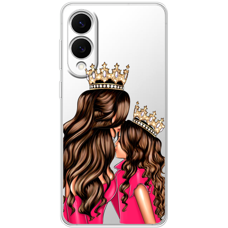 Прозорий чохол BoxFace Samsung Galaxy S25 Edge Queen and Princess