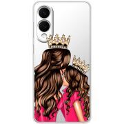 Прозорий чохол BoxFace Samsung Galaxy S25 Edge Queen and Princess