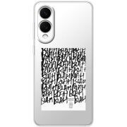 Прозорий чохол BoxFace Samsung Galaxy S25 Edge Blah Blah