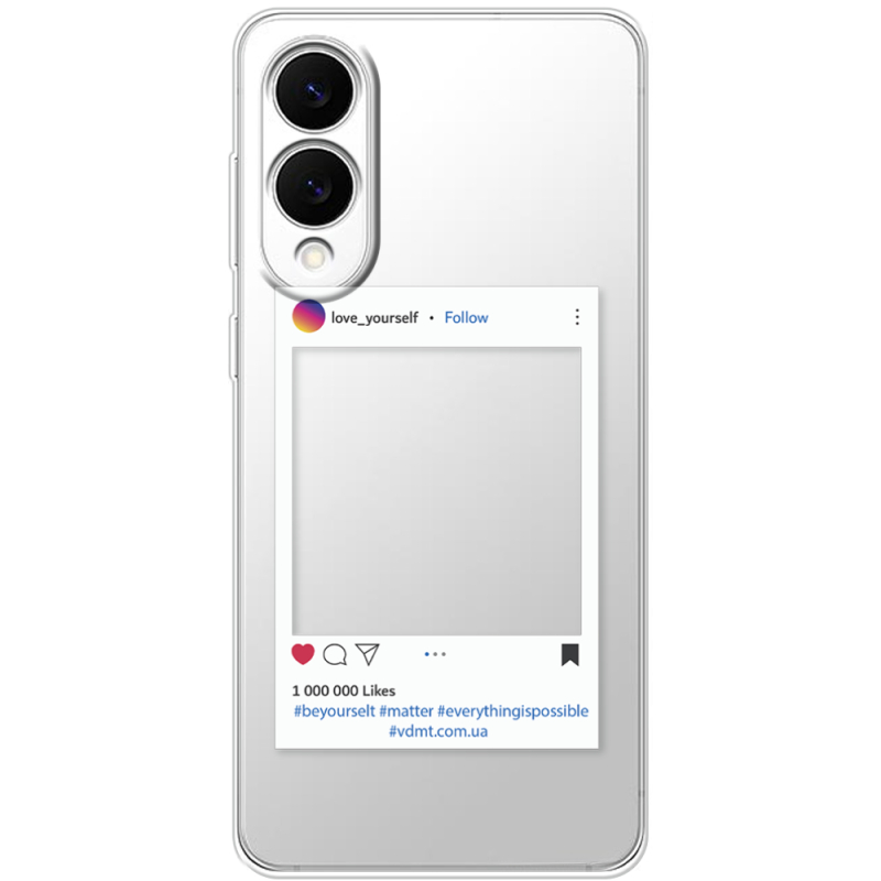 Прозорий чохол BoxFace Samsung Galaxy S25 Edge Insta