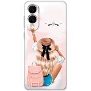 Прозорий чохол BoxFace Samsung Galaxy S25 Edge Travel Girl