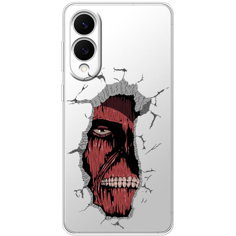 Прозорий чохол BoxFace Samsung Galaxy S25 Edge Нападение Титана