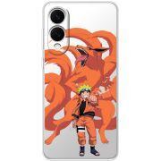 Прозорий чохол BoxFace Samsung Galaxy S25 Edge Naruto and Kurama