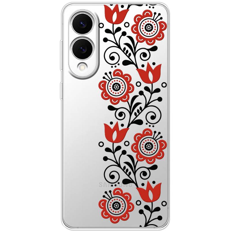 Прозорий чохол BoxFace Samsung Galaxy S25 Edge Ethno Ornament