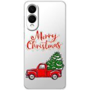 Прозорий чохол BoxFace Samsung Galaxy S25 Edge Holiday Car