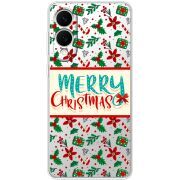 Прозорий чохол BoxFace Samsung Galaxy S25 Edge Vintage Christmas Pattern