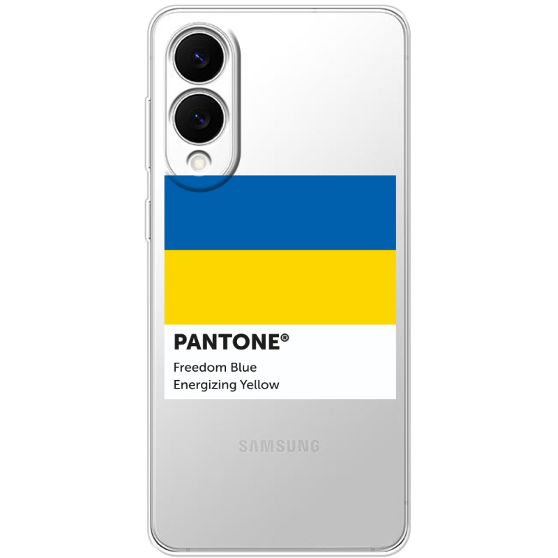 Прозорий чохол BoxFace Samsung Galaxy S25 Edge Pantone вільний синій