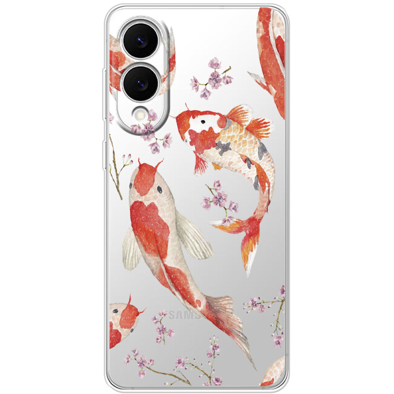 Прозорий чохол BoxFace Samsung Galaxy S25 Edge Japanese Koi Fish