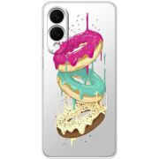 Прозорий чохол BoxFace Samsung Galaxy S25 Edge Donuts