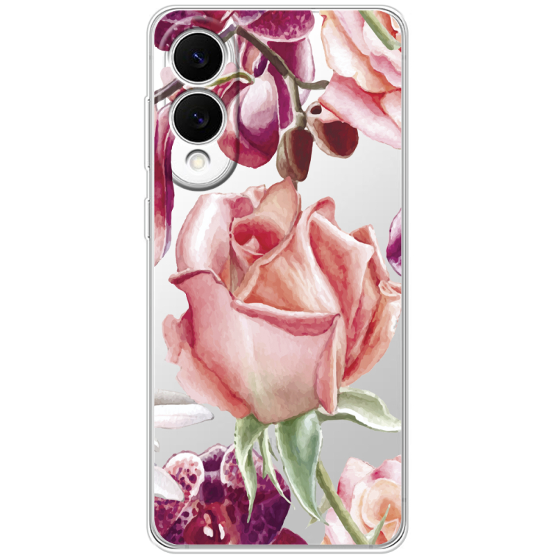 Прозорий чохол BoxFace Samsung Galaxy S25 Edge Rose