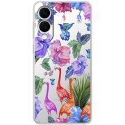 Прозорий чохол BoxFace Samsung Galaxy S25 Edge Flamingo