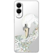 Прозорий чохол BoxFace Samsung Galaxy S25 Edge Swan