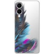 Прозорий чохол BoxFace Samsung Galaxy S25 Edge Feathers