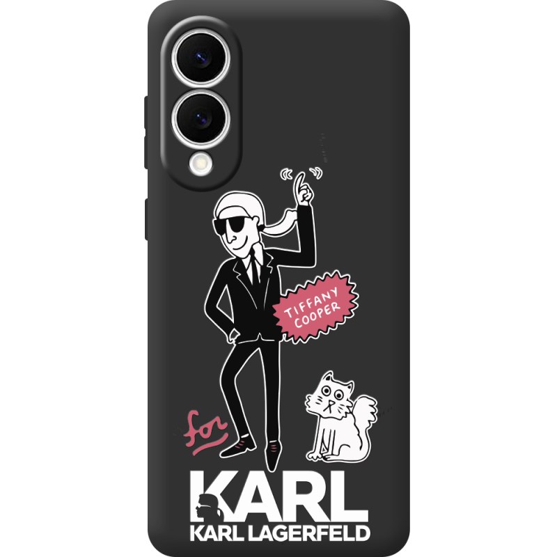 Чорний чохол BoxFace Samsung Galaxy S25 Edge For Karl