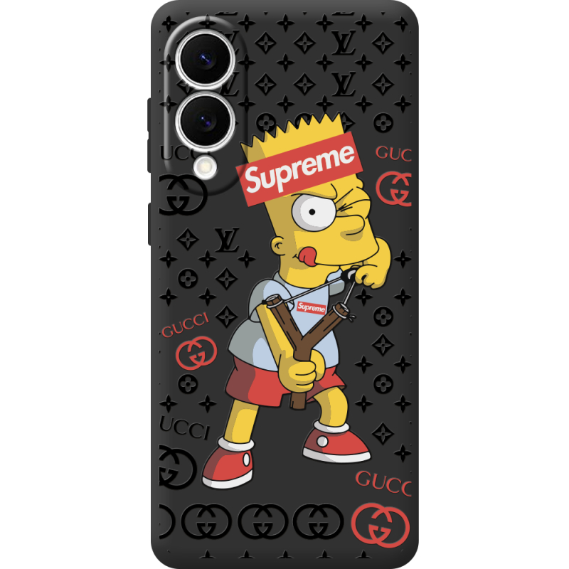 Чорний чохол BoxFace Samsung Galaxy S25 Edge Yellow Fun