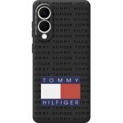 Чорний чохол BoxFace Samsung Galaxy S25 Edge Tommy Print
