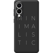 Чорний чохол BoxFace Samsung Galaxy S25 Edge Minimalistic