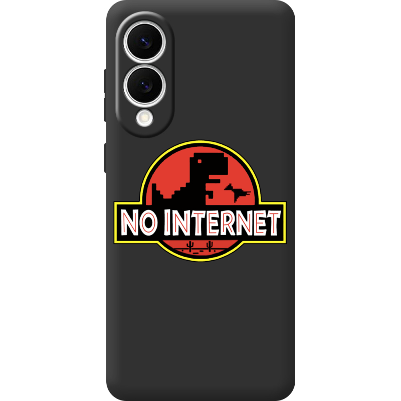 Чорний чохол BoxFace Samsung Galaxy S25 Edge No Internet