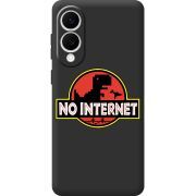 Чорний чохол BoxFace Samsung Galaxy S25 Edge No Internet