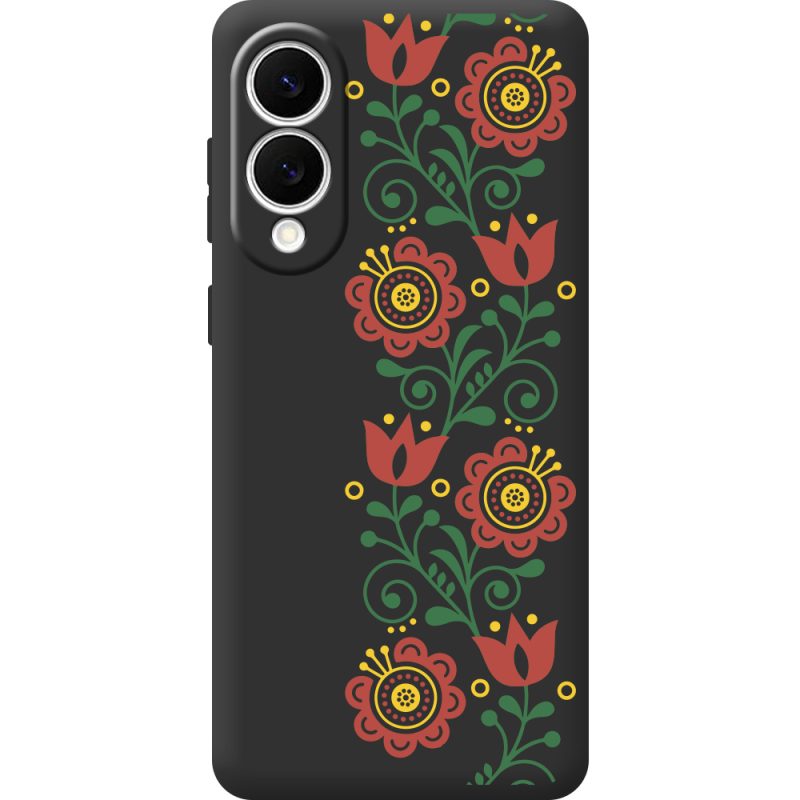 Чорний чохол BoxFace Samsung Galaxy S25 Edge Ethno