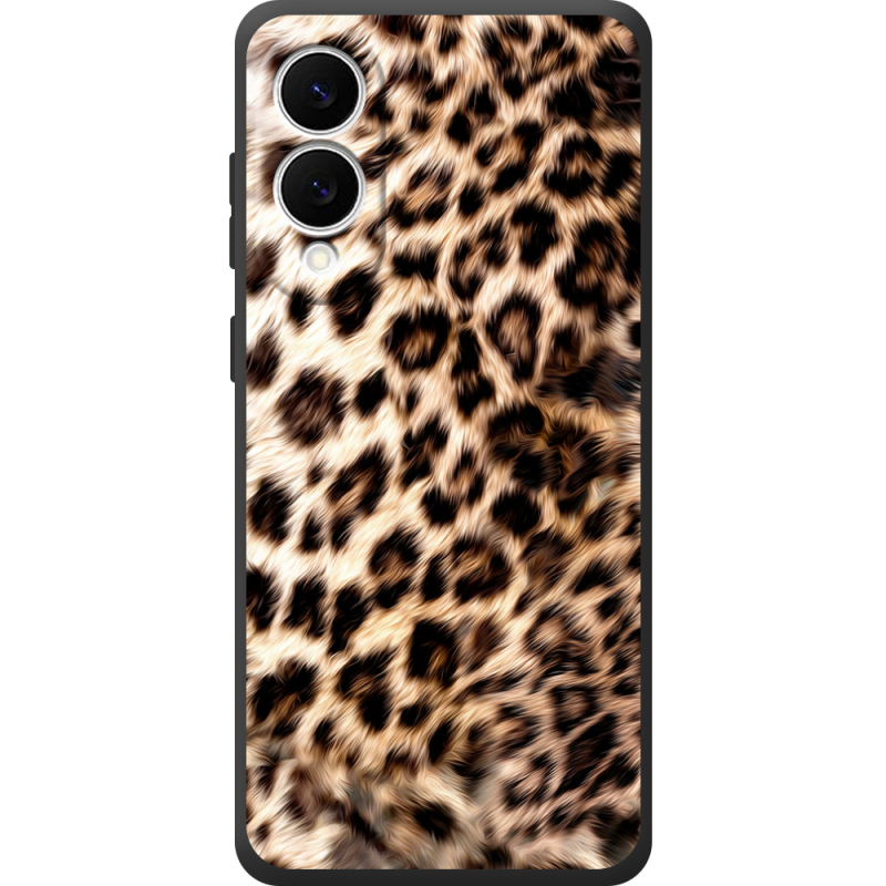 Чорний чохол BoxFace Samsung Galaxy S25 Edge Леопардовий