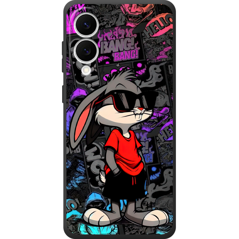 Чорний чохол BoxFace Samsung Galaxy S25 Edge Малий вухань