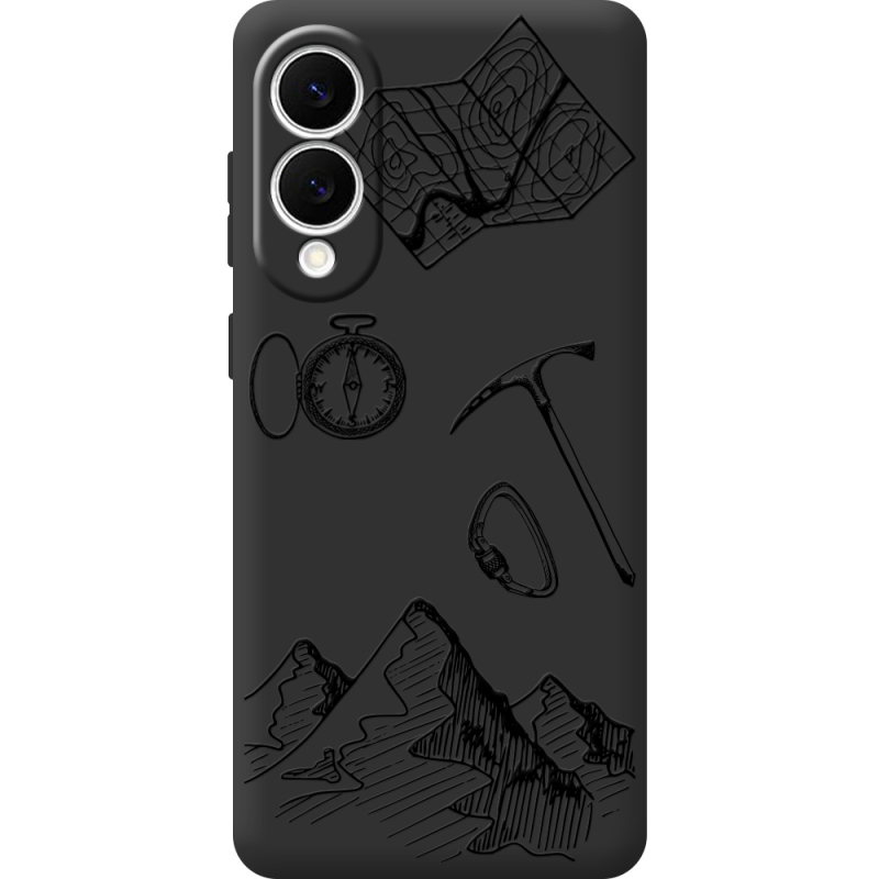 Чорний чохол BoxFace Samsung Galaxy S25 Edge Mountains